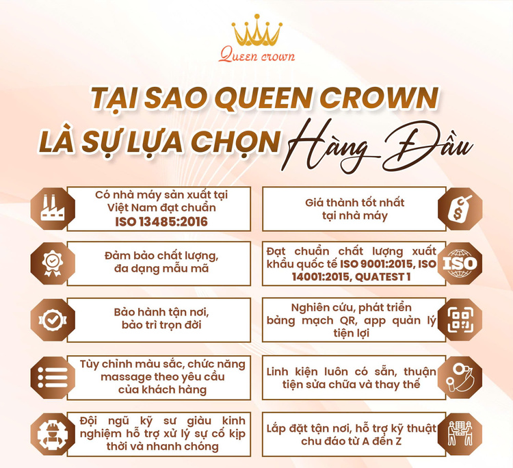 Ghế massage kinh doanh Queen Crown KD79 - Lựa chọn hàng đầu